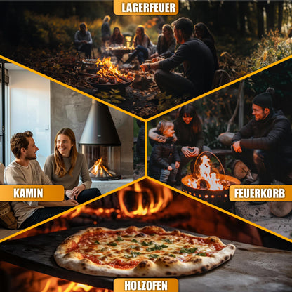 Brennholz Buche für Grill, Feuerkorb, Kamin, Lagerfeuer, Holzofen und Hobo-Kocher geeignet